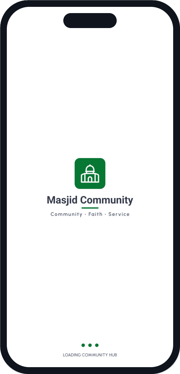 Masjid Connect: Splash